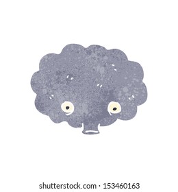 retro cartoon cloud