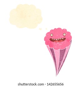 retro cartoon cloud character