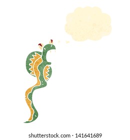 retro cartoon cobra