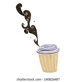 Retro-Cartoon-Kaffeetasse