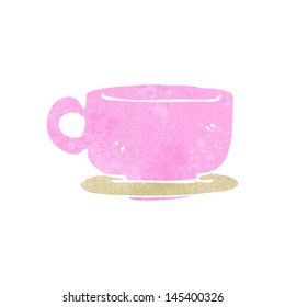 Retro-Cartoon-Kaffeetasse