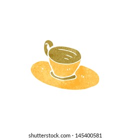 Retro-Cartoon-Kaffeetasse