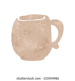 retro cartoon coffee mug
