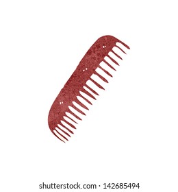 retro cartoon comb