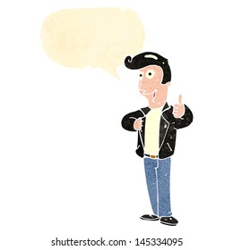 retro cartoon cool guy