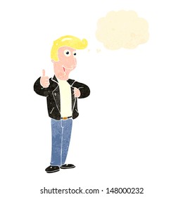 tipo genial de dibujos animados retro