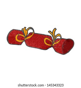 cracker de dibujos animados retro