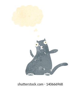 gato de dibujos animados retro bailando