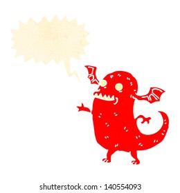 Retro-Cartoon-Teufel