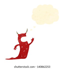retro cartoon devil