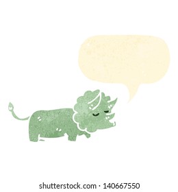 retro cartoon dinosaur