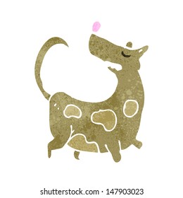 retro cartoon dog