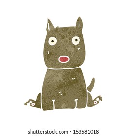 retro cartoon dog