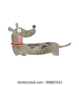 retro cartoon dog