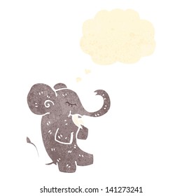 Retro-Cartoon-Elefant