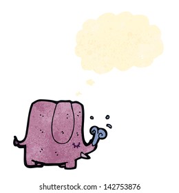 Retro-Cartoon-Elefant
