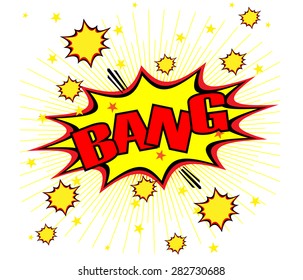 Retro cartoon explosion