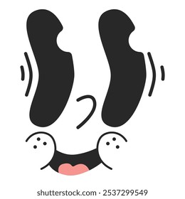 Retro Cartoon Expressions vector template