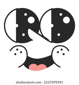 Retro Cartoon Expressions vector template