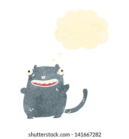 retro cartoon fat cat