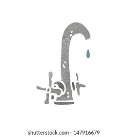 retro cartoon faucet