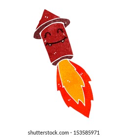 retro cartoon firework