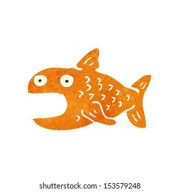 retro cartoon fish