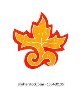retro cartoon floral fire element
