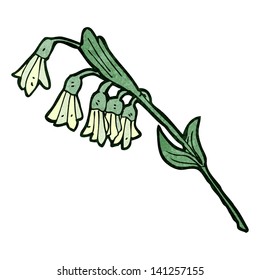 retro cartoon flowers