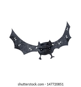 Retro-Cartoon-Fliegenfledermaus