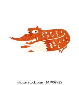 retro cartoon fox