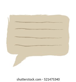 Retro cartoon freehand notes . Vector illustration on white background. freehand retro cartoon notes speech bubble