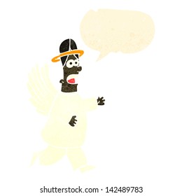 retro cartoon funny angel