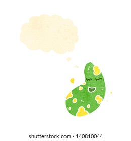 retro cartoon germ