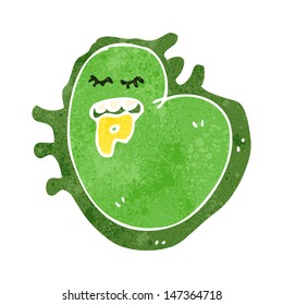 retro cartoon germ