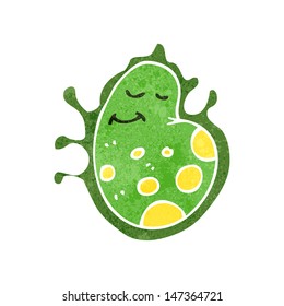retro cartoon germ
