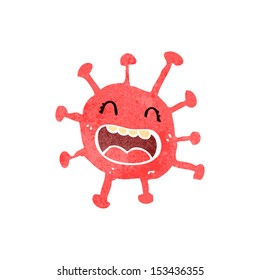 germen de dibujos animados retro