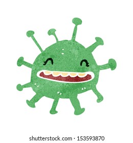 retro cartoon germ