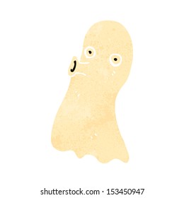 fantasma de dibujos animados retro