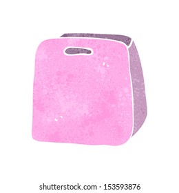 bolso de regalo de dibujos animados retro
