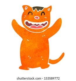 Retro-Cartoon-Ingwer-Katze