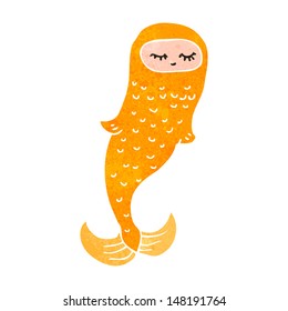 pez dorado retro