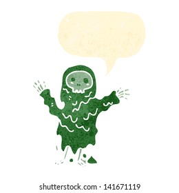 retro cartoon halloween ghoul