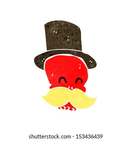 retro cartoon halloween mouth