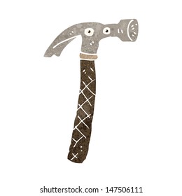 retro cartoon hammer