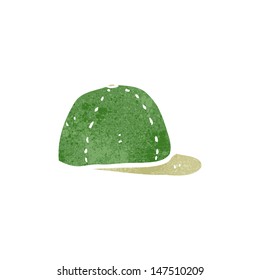 sombrero retro de dibujos animados