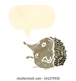 Retro-Cartoon-Igel