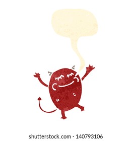 retro cartoon imp