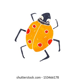 insecto retro de dibujos animados