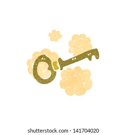 retro cartoon key